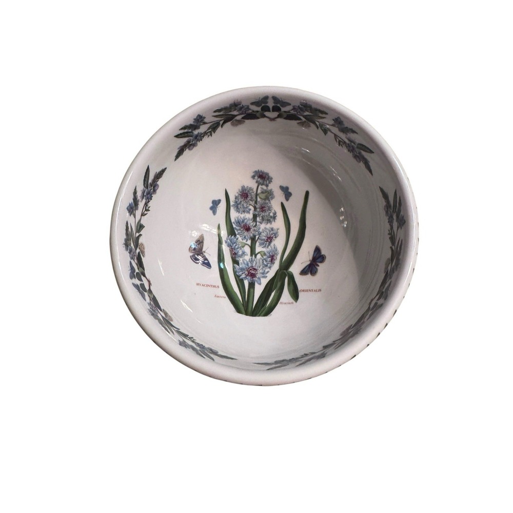 Portmeirion‎ Botanic Garden Eastern Hyacinth Salad Serving Bowl 9.25"